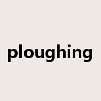 ploughing是什么意思