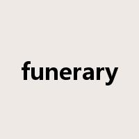 funerary是什么意思