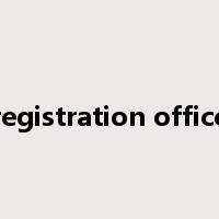 registration office是什么意思