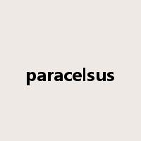 paracelsus是什么意思