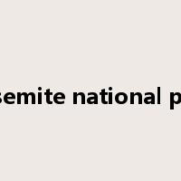 yosemite national park是什么意思