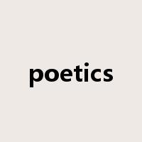 poetics是什么意思