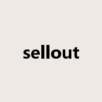sellout是什么意思