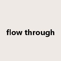 flow through是什么意思