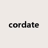 cordate是什么意思