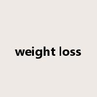 weight loss是什么意思