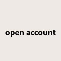 open account是什么意思