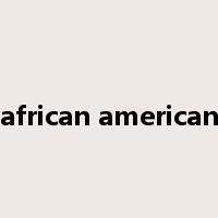 african american是什么意思