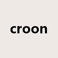 croon是什么意思
