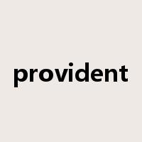 provident是什么意思