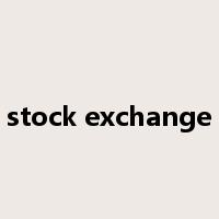 stock exchange是什么意思
