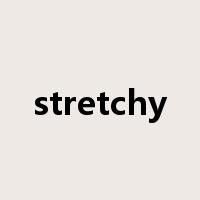 stretchy是什么意思