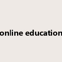 online education是什么意思