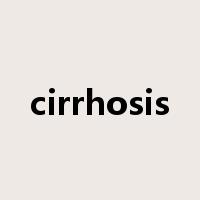 cirrhosis是什么意思