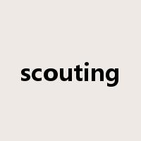 scouting是什么意思