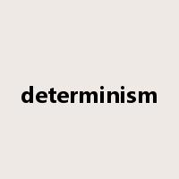 determinism是什么意思