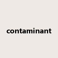 contaminant是什么意思