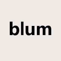 blum是什么意思