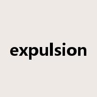 expulsion是什么意思