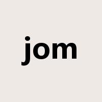 jom是什么意思