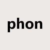 phon是什么意思