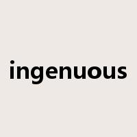 ingenuous是什么意思