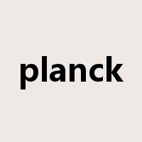 planck是什么意思