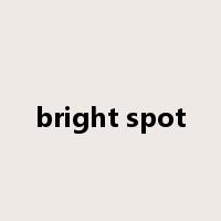 bright spot是什么意思