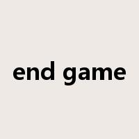 end game是什么意思