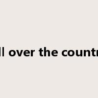all over the country是什么意思