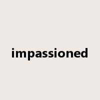 impassioned是什么意思