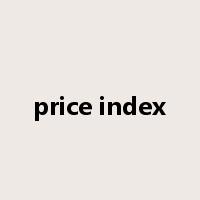price index是什么意思
