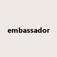 embassador是什么意思