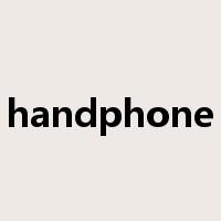 handphone是什么意思