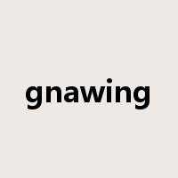 gnawing是什么意思