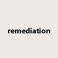 remediation是什么意思