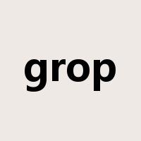 grop是什么意思