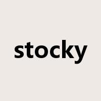 stocky是什么意思