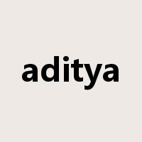 aditya是什么意思