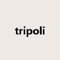 tripoli是什么意思