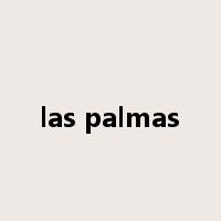 las palmas是什么意思