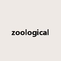 zoological是什么意思
