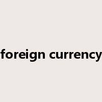 foreign currency是什么意思