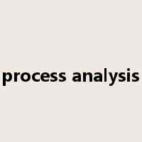 process analysis是什么意思