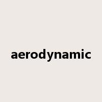 aerodynamic是什么意思
