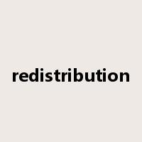 redistribution是什么意思