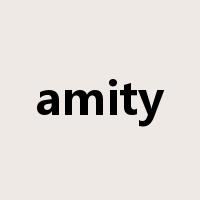 amity是什么意思