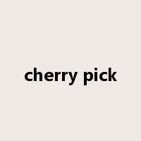 cherry pick是什么意思