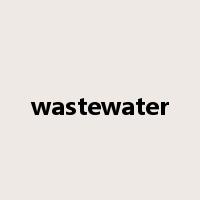 wastewater是什么意思