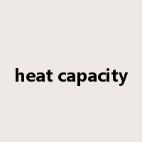 heat capacity是什么意思